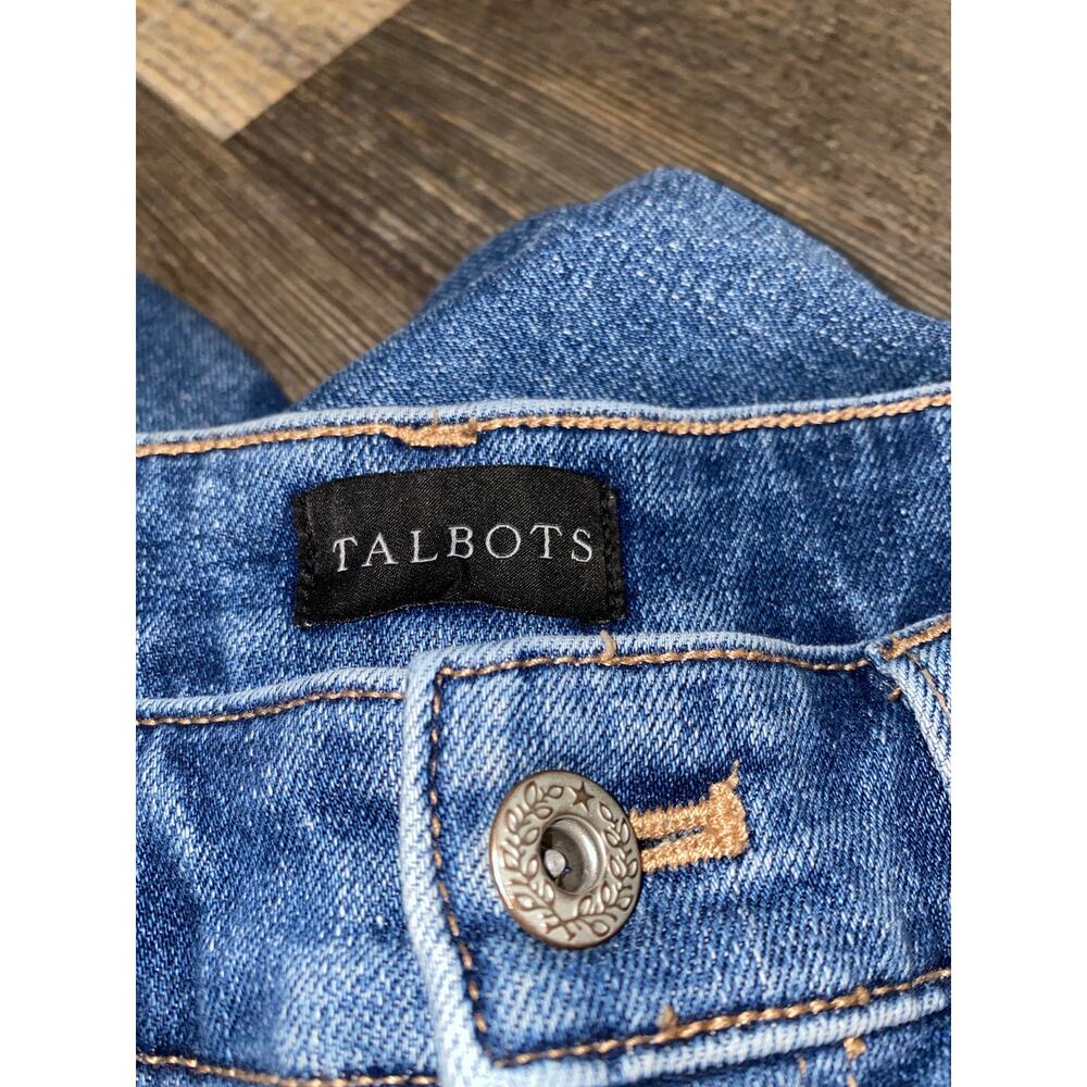 Talbots Wide Leg Crop Jean Size 4 - Picture 6 of 10